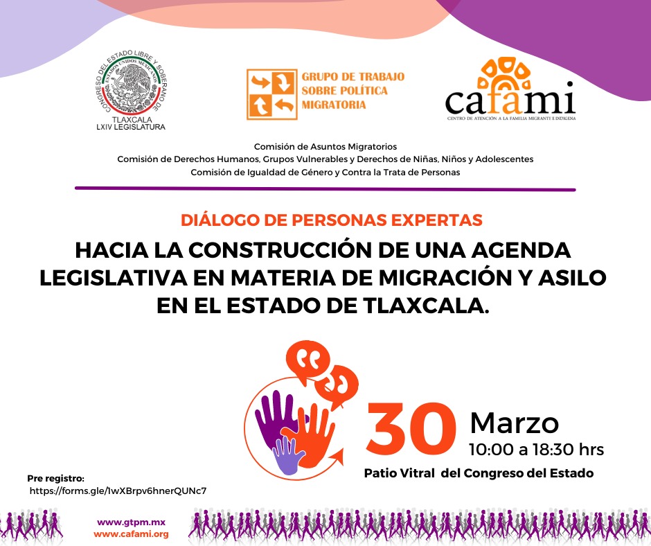 Con mesas de trabajo, el Congreso construirá Agenda Legislativa sobre Migración y Asilo